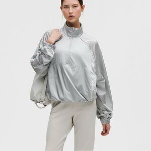 Stretch Satin Flocked Training Jacket $148